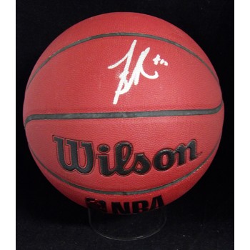 Mike Bibby Signed Wilson NBA Forge Basketball JSA Authenticated