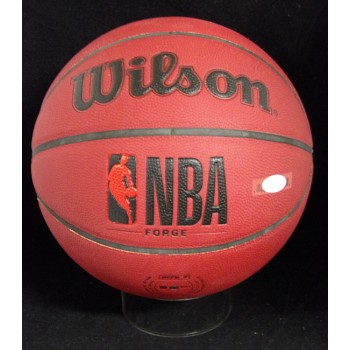 Mike Bibby Signed Wilson NBA Forge Basketball JSA Authenticated