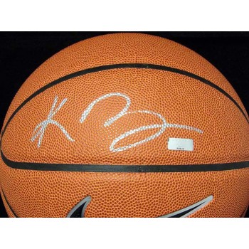 Kobe Bryant Signed Nike Elite Basketball Panini Authenticated Plus Another Sig