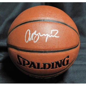 Andrew Bynum Signed Spalding Indoor/Outdoor Tack Basketball JSA Authenticated