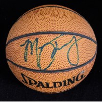 Marcus Camby Signed Spalding Mini Basketball JSA Authenticated