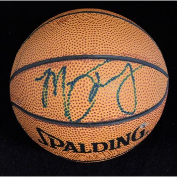 Marcus Camby Signed Spalding Mini Basketball JSA Authenticated