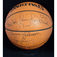 Boston Celtics 1985-86 Team Signed Official Game Basketball UDA Authenticated