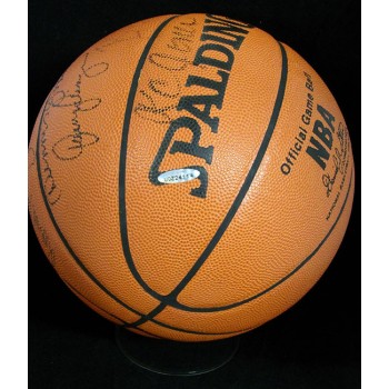 Boston Celtics 1985-86 Team Signed Official Game Basketball UDA Authenticated