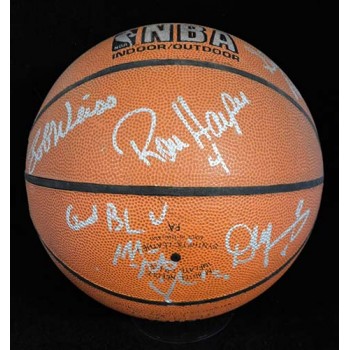 Los Angeles Clippers Signed 1993-94 Team Basketball by 6 JSA Authenticated