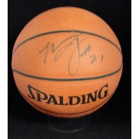 Marcus Fizer Signed Spalding I/O Basketball JSA Authenticated Scuffing Damage