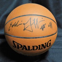 Eddie Griffin Signed Spalding Official All-Court Basketball JSA Authenticated