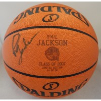 Phil Jackson Signed Basketball Hall of Fame Limited Edition Basketball HOF Auth.