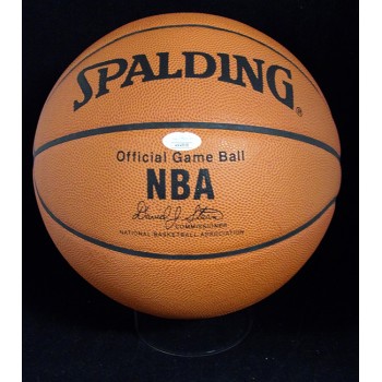 Dennis Johnson Signed Spalding Official Game Basketball JSA Authenticated