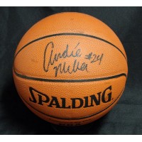 Andre Miller Signed Spalding Indoor/Outdoor Basketball JSA Authenticated