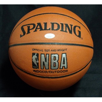 Andre Miller Signed Spalding Indoor/Outdoor Basketball JSA Authenticated