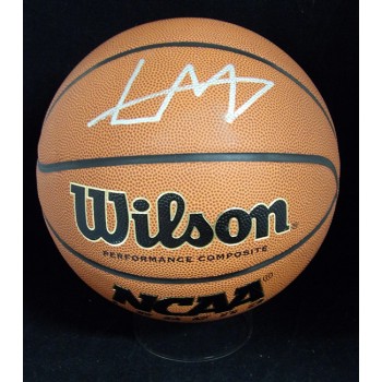 Leonard Miller Signed Wilson NCAA Legends Basketball JSA Authenticated