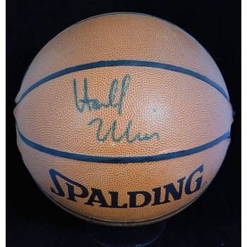 Harold Miner Signed Spalding Indoor/Outdoor Basketball JSA Authenticated