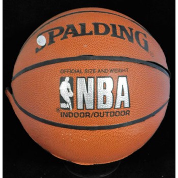 Harold Miner Signed Spalding Indoor/Outdoor Basketball JSA Authenticated