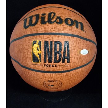 DeJounte Murray Signed Wilson NBA Forge Pro Basketball JSA Authenticated