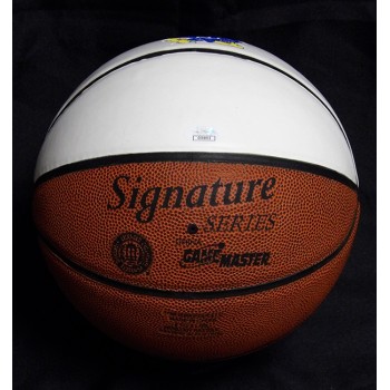 Thomas Robinson Kansas Jayhawks Signed White Panel Basketball JSA Authenticated