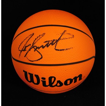 Joe Smith Signed Wilson 8" Mini Basketball 1995 #1 Draft Pick JSA Authenticated