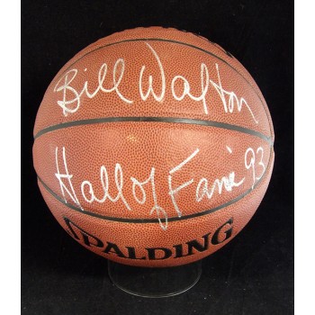 Bill Walton Signed Spalding Indoor/Outdoor Grip Basketball JSA Authen Smudging