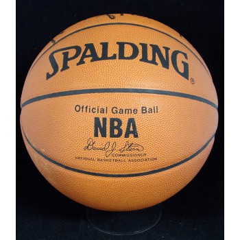 Bill Walton Signed Spalding Official Game Basketball JSA Authenticated Scuffing