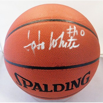 JoJo White Signed Spalding Full Size Indoor/Outdoor Basketball PSA Authenticated