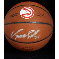 Dominique Wilkins Atlanta Hawks Signed Wilson Basketball JSA Authenticated