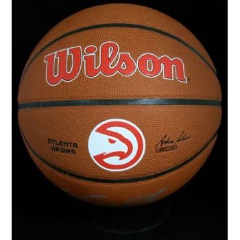 Dominique Wilkins Atlanta Hawks Signed Wilson Basketball JSA Authenticated