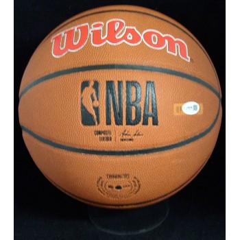 Dominique Wilkins Atlanta Hawks Signed Wilson Basketball JSA Authenticated