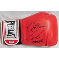 Tomasz Aadamek and Chris Arreola Signed Red Boxing Glove PSA Authenticated