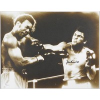 Muhammad Ali Signed 11x14 Cardstock Sepia Photo JSA Authenticated