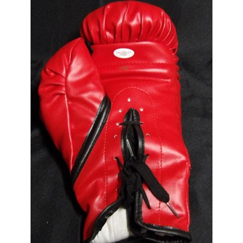 Muhammad Ali Boxer Signed Red Everlast Boxing Glove JSA Authenticated