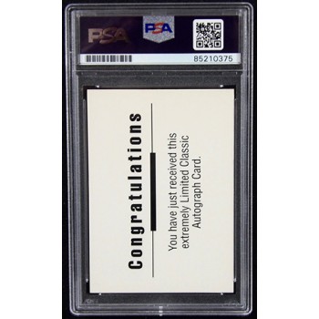 Muhammad Ali Signed 1992 Classic Card PSA Authenticated