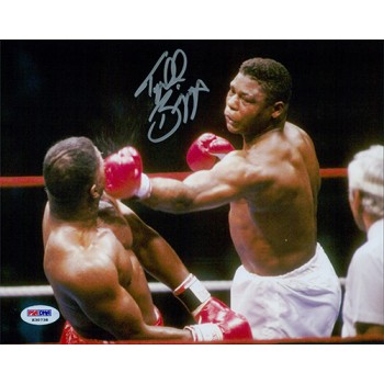Tyrell Biggs Boxer Signed 8x10 Matte Photo PSA Authenticated