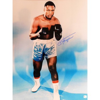 Joe Frazier Boxer Signed 16x20 Glossy Photo Global Authenticated