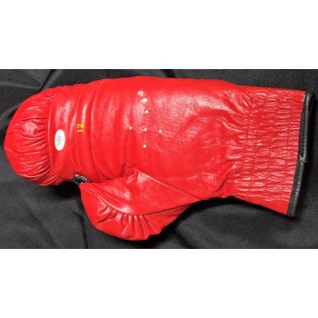Joe Frazier Boxer Signed Red Everlast Boxing Glove JSA Authenticated No Card
