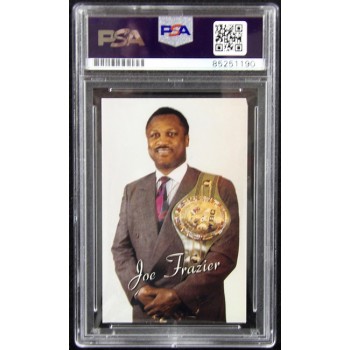 Joe Frazier Boxer Signed Business Card PSA Authenticated