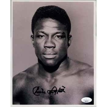 Emile Griffith Boxer Signed Glossy 8x10 Photo JSA Authenticated