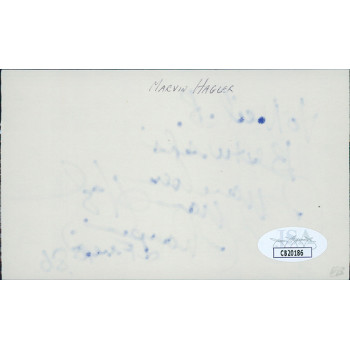 Marvelous Marvin Hagler Boxer Signed 3x5 Index Card JSA Authentic Personalized Marvelous Marvin Hagler Boxer Signed 3x5 Index Card JSA Authentic Personalized