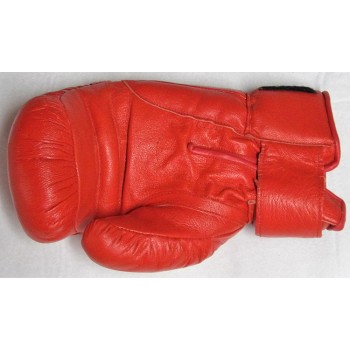 Ricky Hitman Hatton Boxer Signed Red Boxing Glove PSA Authenticated No Card