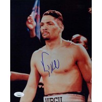 Virgil Hill Boxer Signed 8x10 Glossy Photo JSA Authenticated
