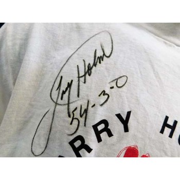 Larry Holmes Boxer Signed T-Shirt JSA Authenticated