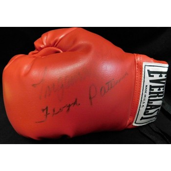 Ingemar Johansson & Floyd Patterson Signed Boxing Glove Fading JSA Authenticated