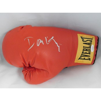 Don King Boxing Promoter Signed Red Everlast Boxing Glove JSA Authenticated