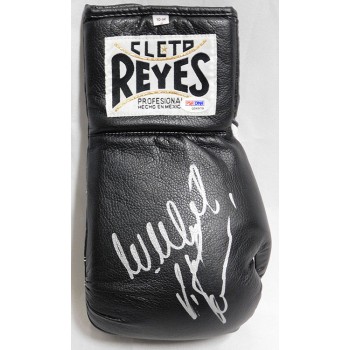 Vitali and Wladimir Klitschko Signed Black Reyes Boxing Glove PSA Authenticated