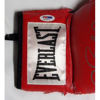 Sergio Martinez Boxer Signed Red Everlast Boxing Glove PSA Authenticated DMG