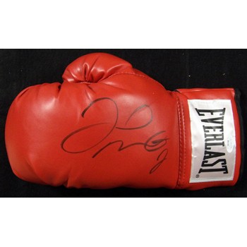 Floyd Mayweather Jr. Boxer Signed Red Everlast Boxing Glove JSA Authenticated