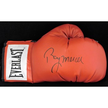 Ray Mercer Boxer Signed Red Everlast Boxing Glove JSA Authenticated