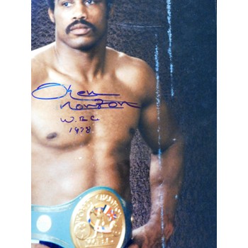 Ken Norton Boxer Signed 16x20 Glossy Photo JSA Authenticated Damaged