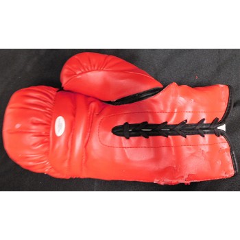Ken Norton Boxer Signed Red Everlast Boxing Glove JSA Authenticated DMG