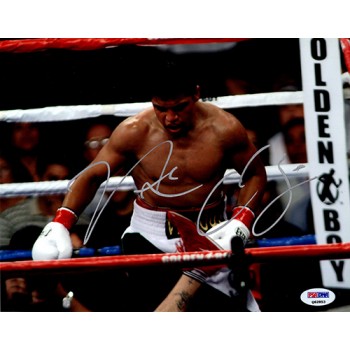 Victor Ortiz Boxer Signed 8x10 Matte Cardstock Photo PSA Authenticated