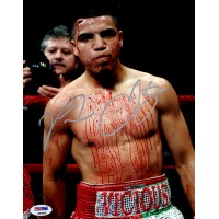Victor Ortiz Boxer Signed 8x10 Matte Cardstock Photo PSA Authenticated